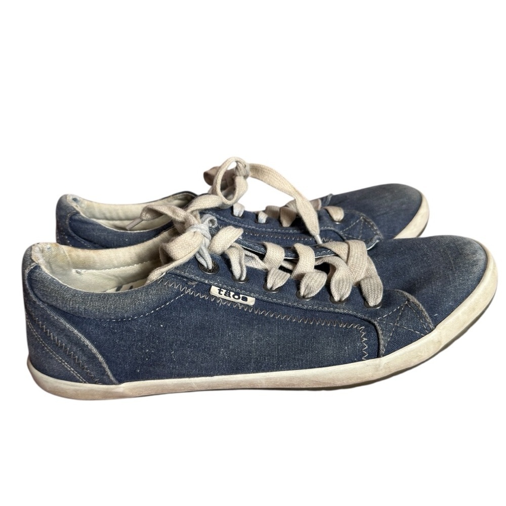 Taos Star Sneakers, Blue Wash Canvas, Size 10